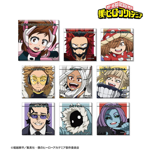 『僕のヒーローアカデミア』トレーディングスクエア缶バッジ ver.C(単位/BOX)【202508再販】